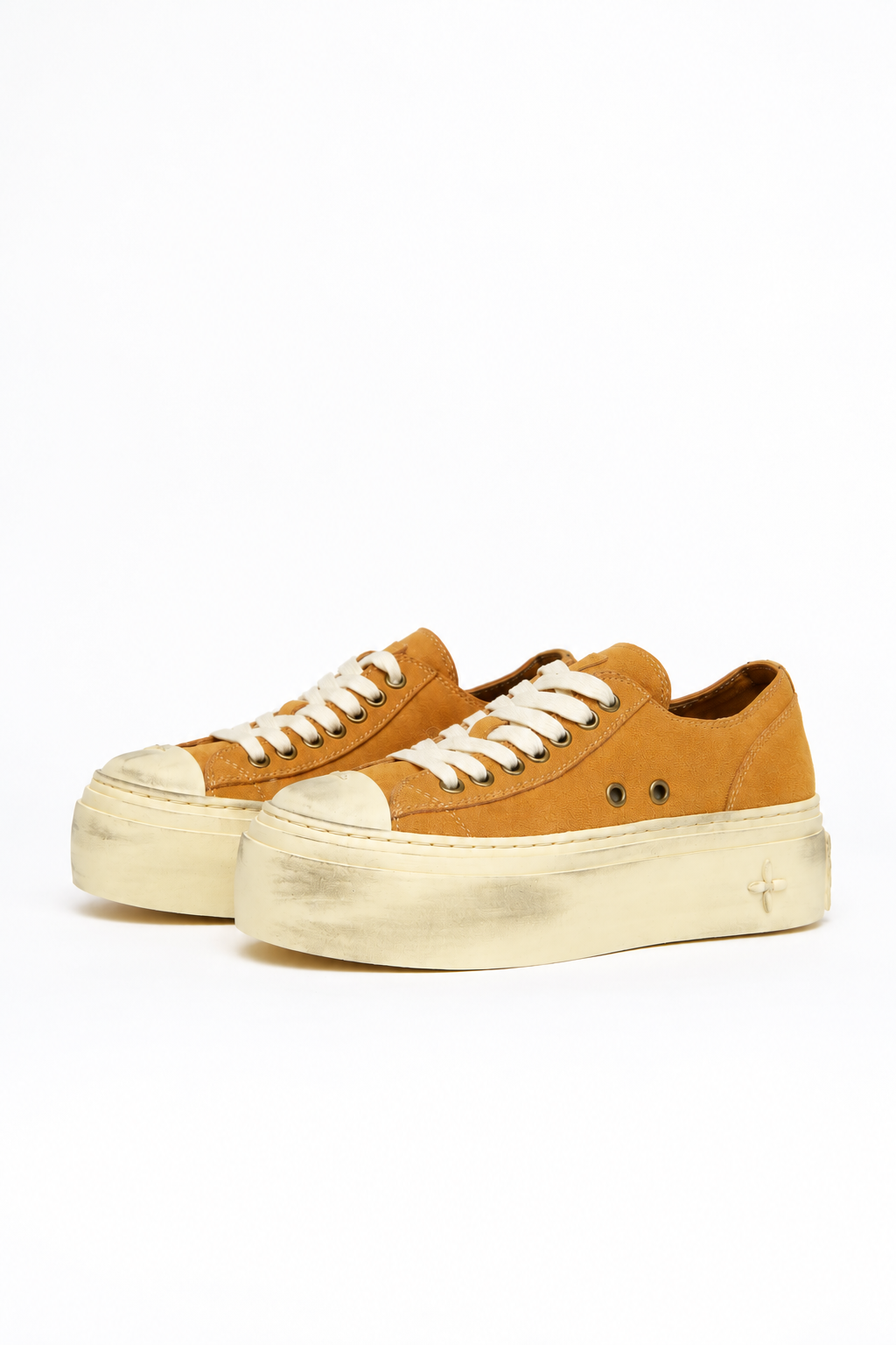 Tan Platform Sneakers
