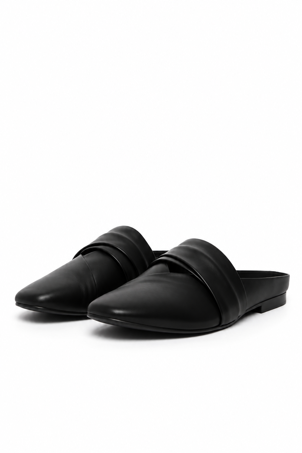 Black Minimal Mules