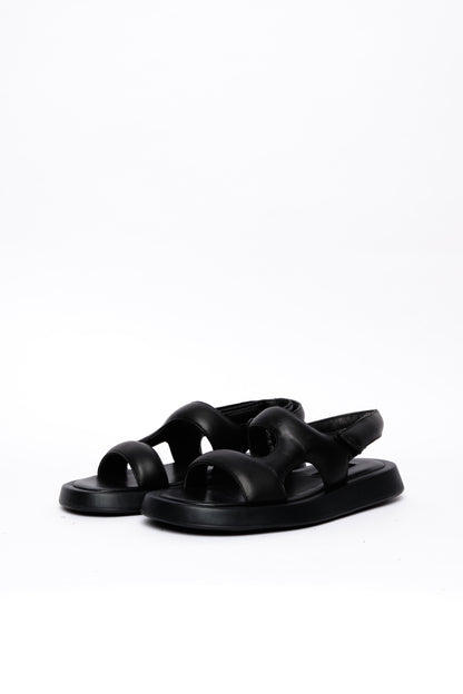 Black Minimal Sandals