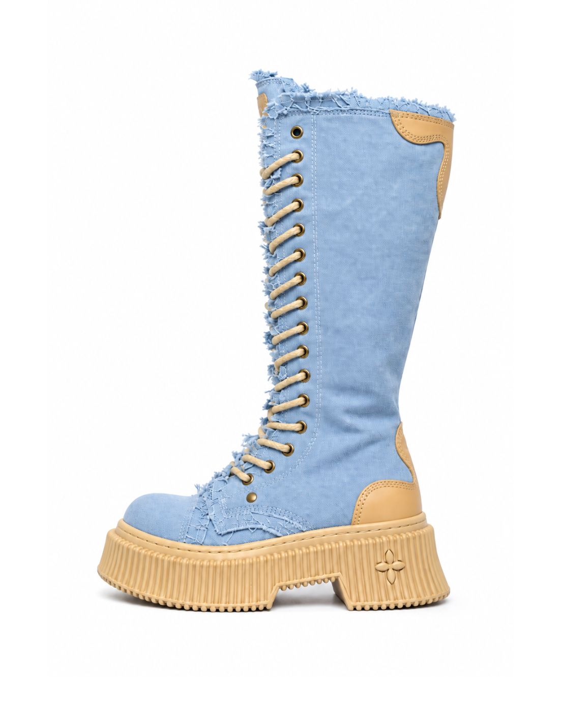 Denim Tall Boots