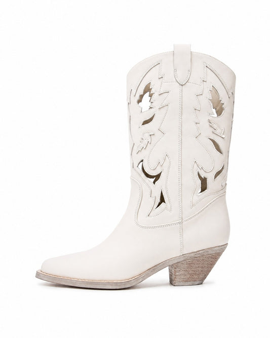 White Cowboy Boots