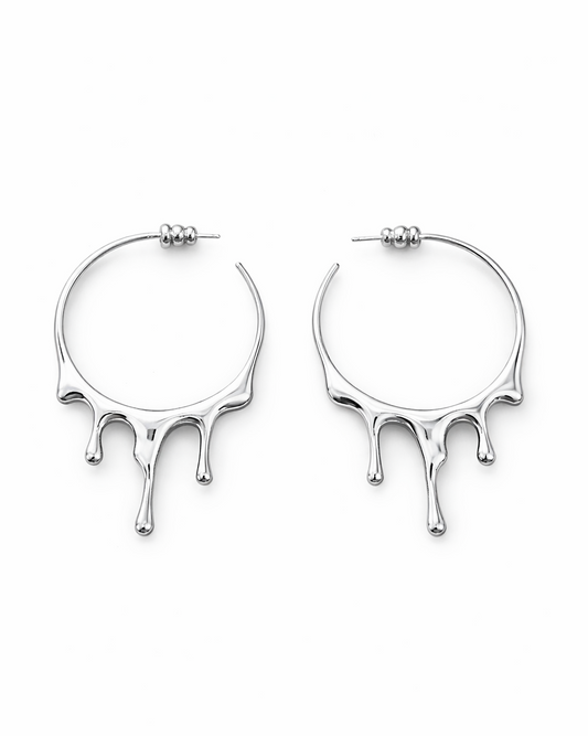 Drip Hoop Earrings