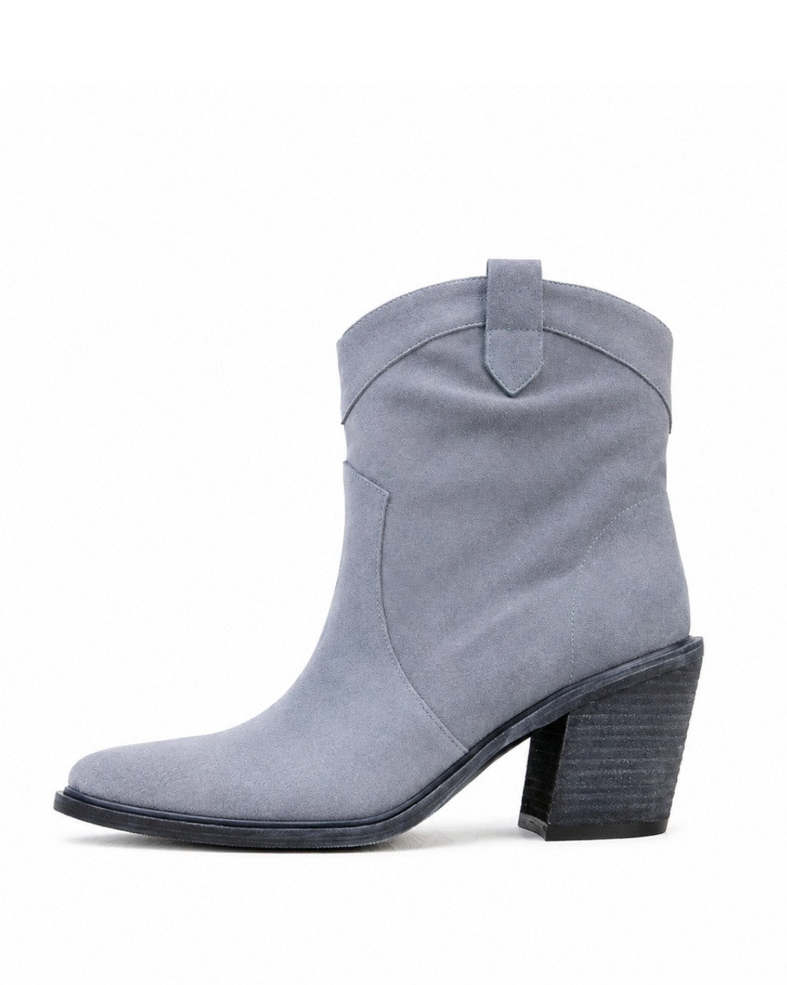 Grey Suede Boots