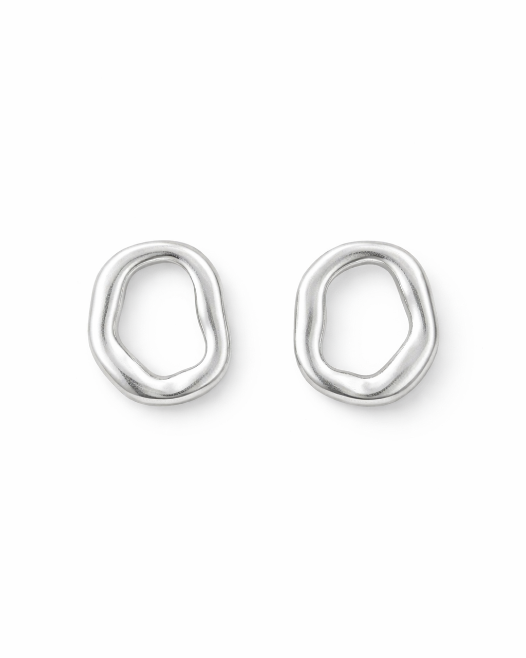 Organic Open Hoop Earrings