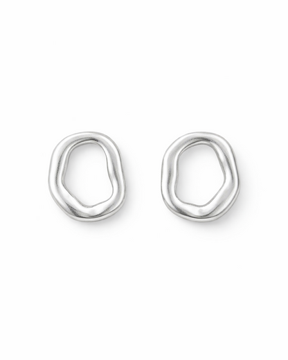Organic Open Hoop Earrings