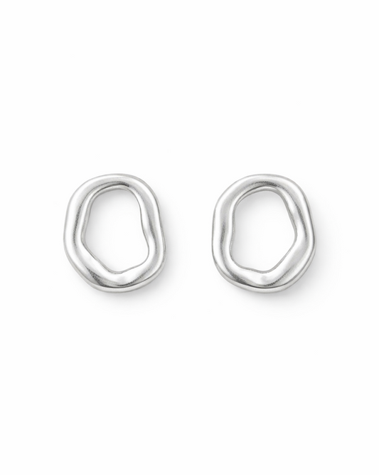 Organic Open Hoop Earrings