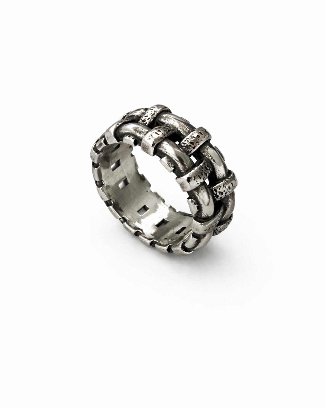 Chain Link Statement Ring for Women