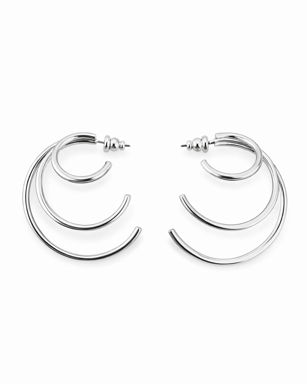 Triple Layer Hoop Earrings