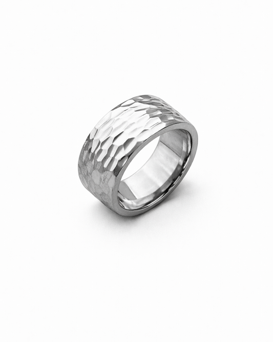 Textured Band Statement Ring