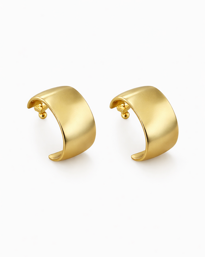 Bold Cuff Hoop Earrings
