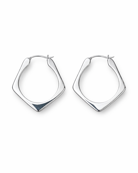 Geometric Hoop Earrings