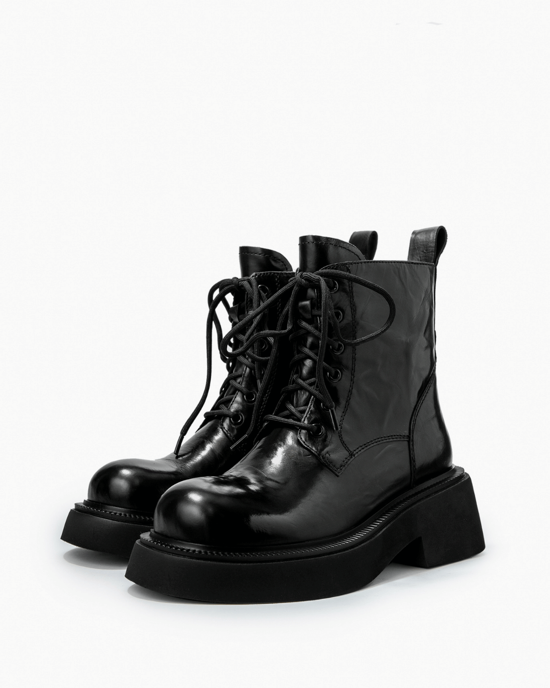 Black Boots Chunky Platform