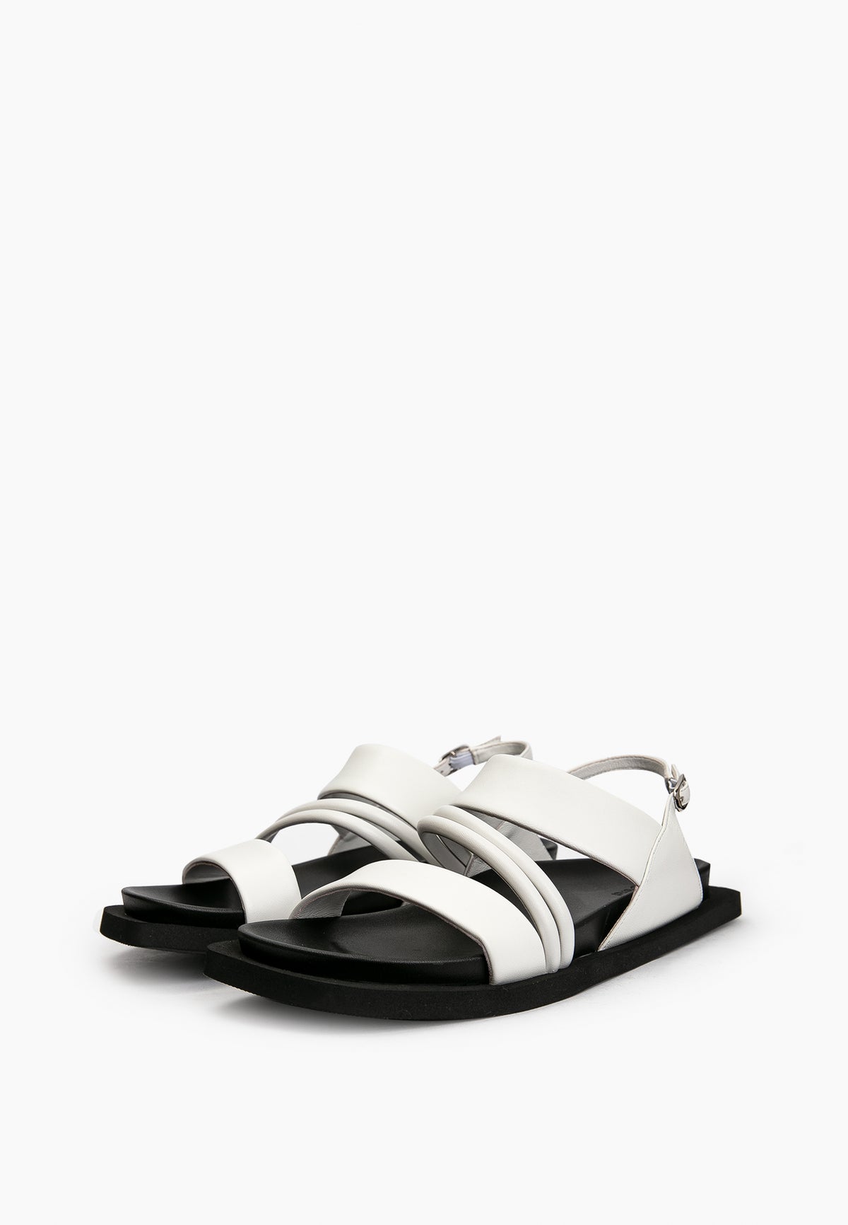 White Minimal Sandals