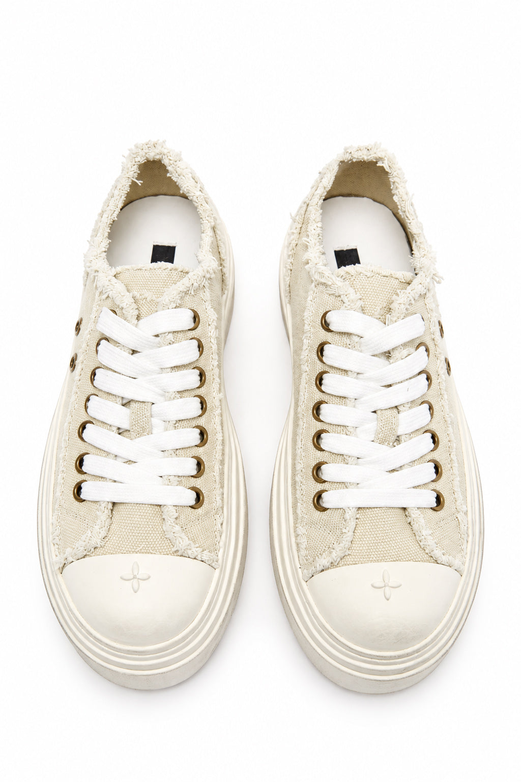 Ivory Platform Sneakers