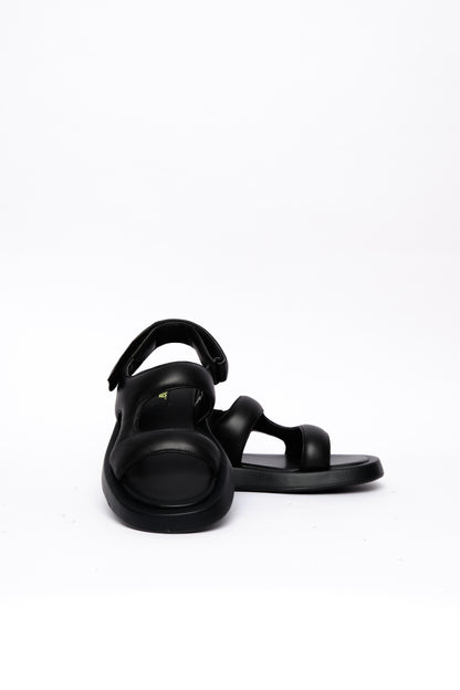 Black Minimal Sandals