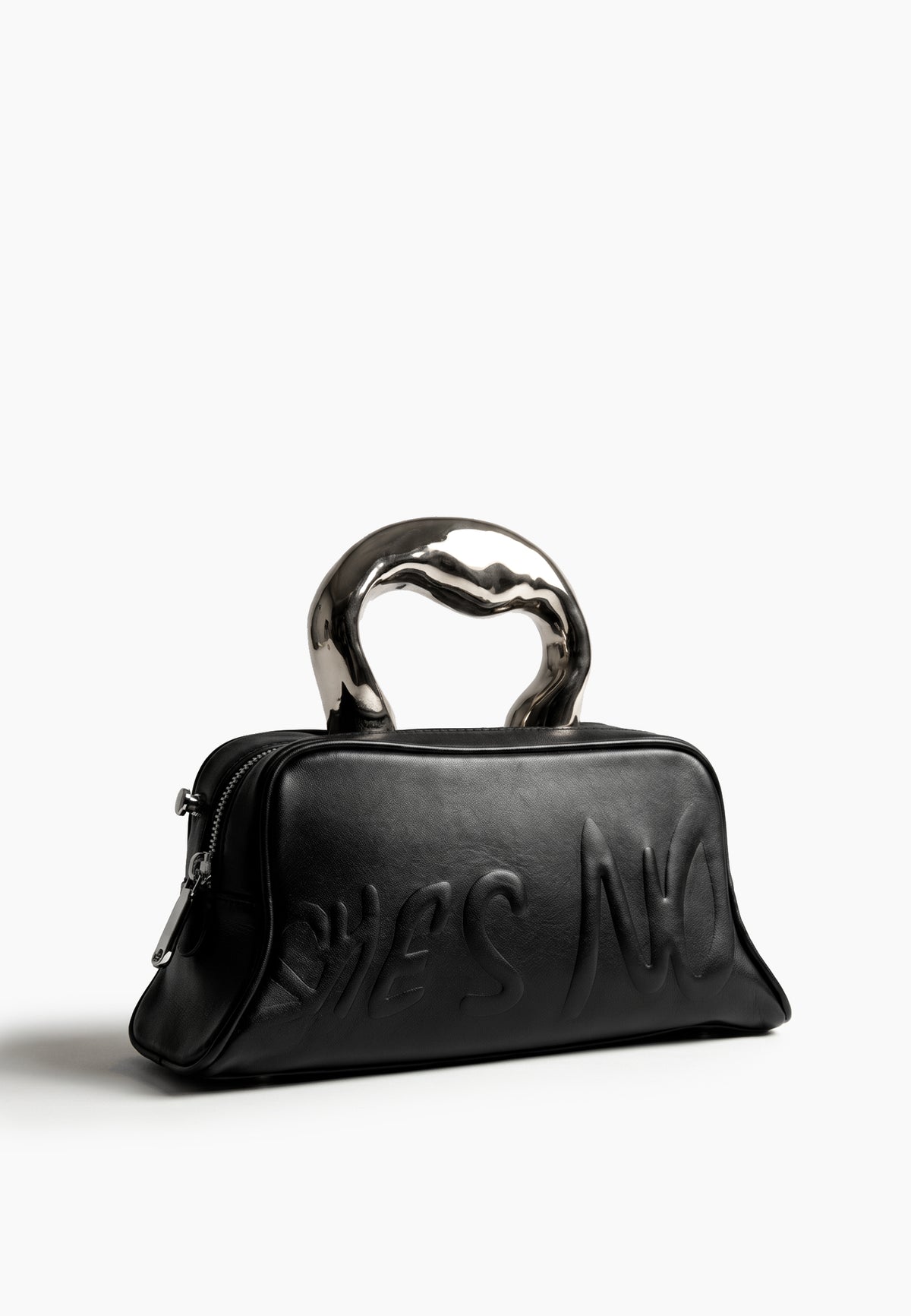 Black Sculptural Mini Bag