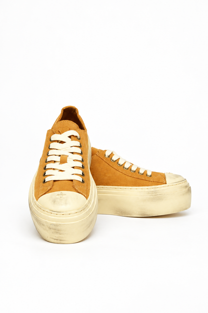 Tan Platform Sneakers