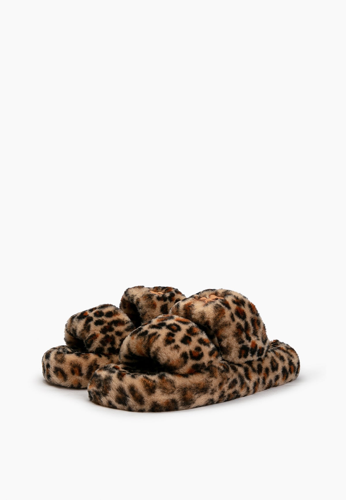 Leopard Fur Slippers