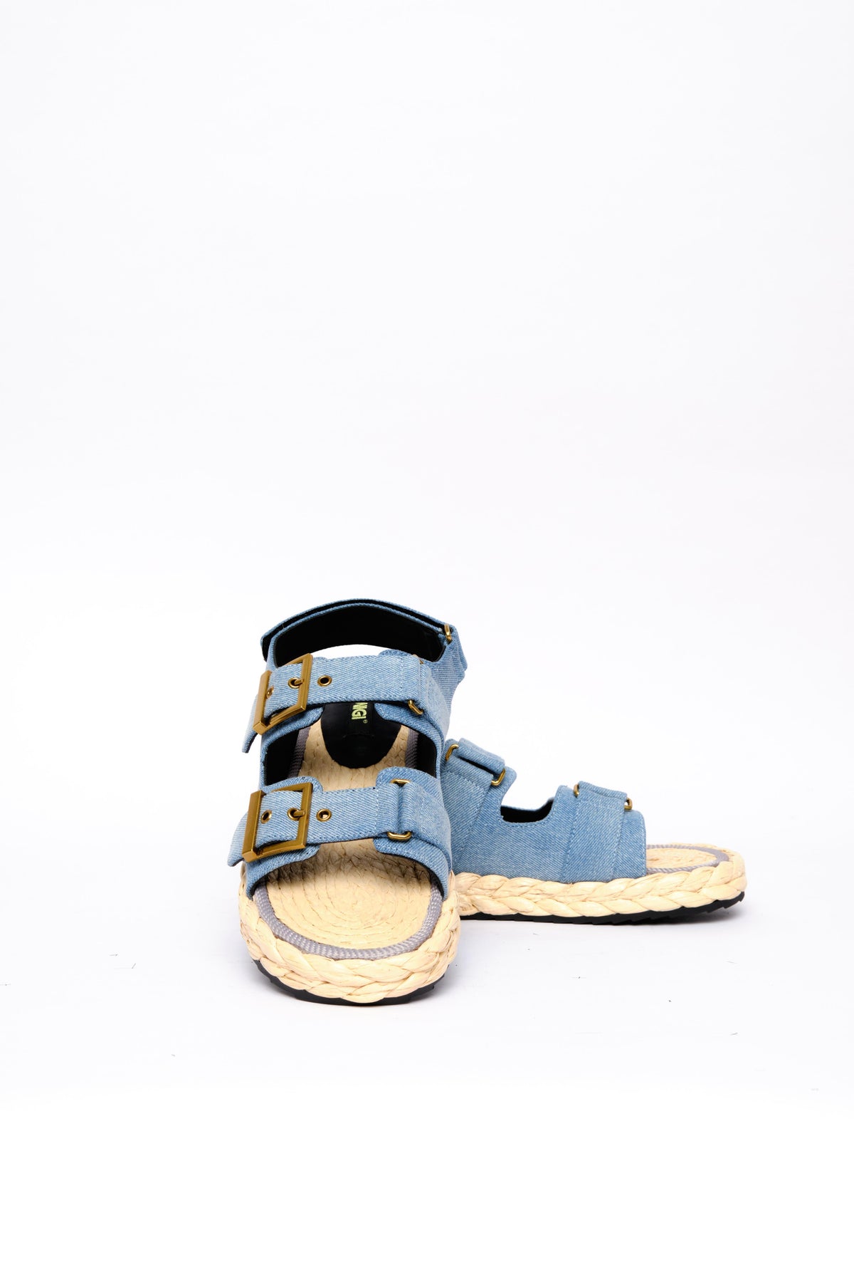 Blue Denim Sandals