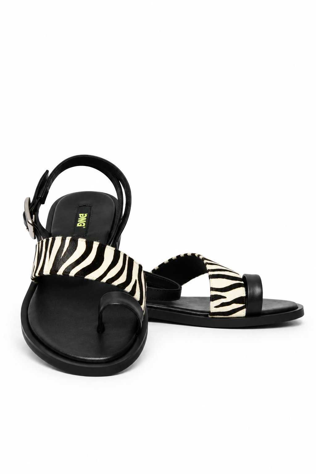 Zebra Strap Sandals