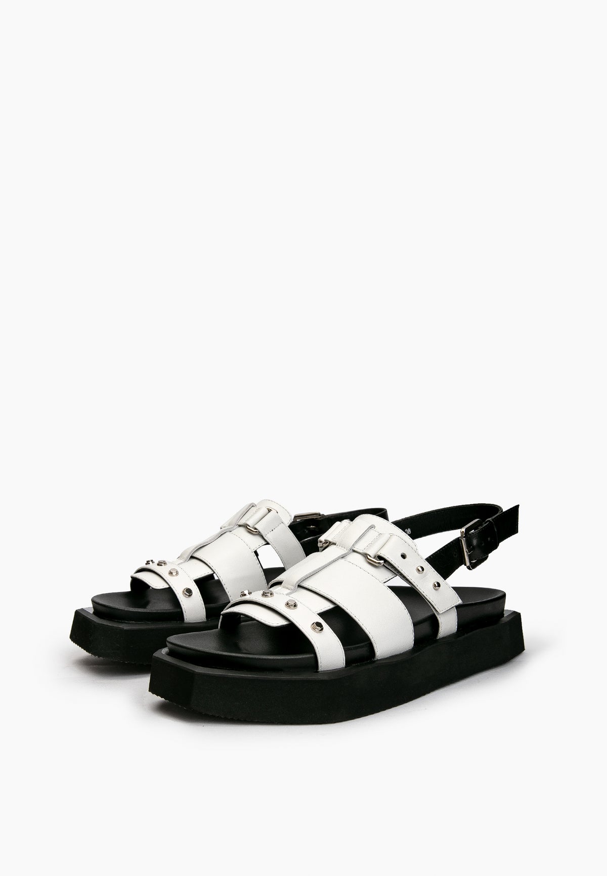 White Strap Sandals
