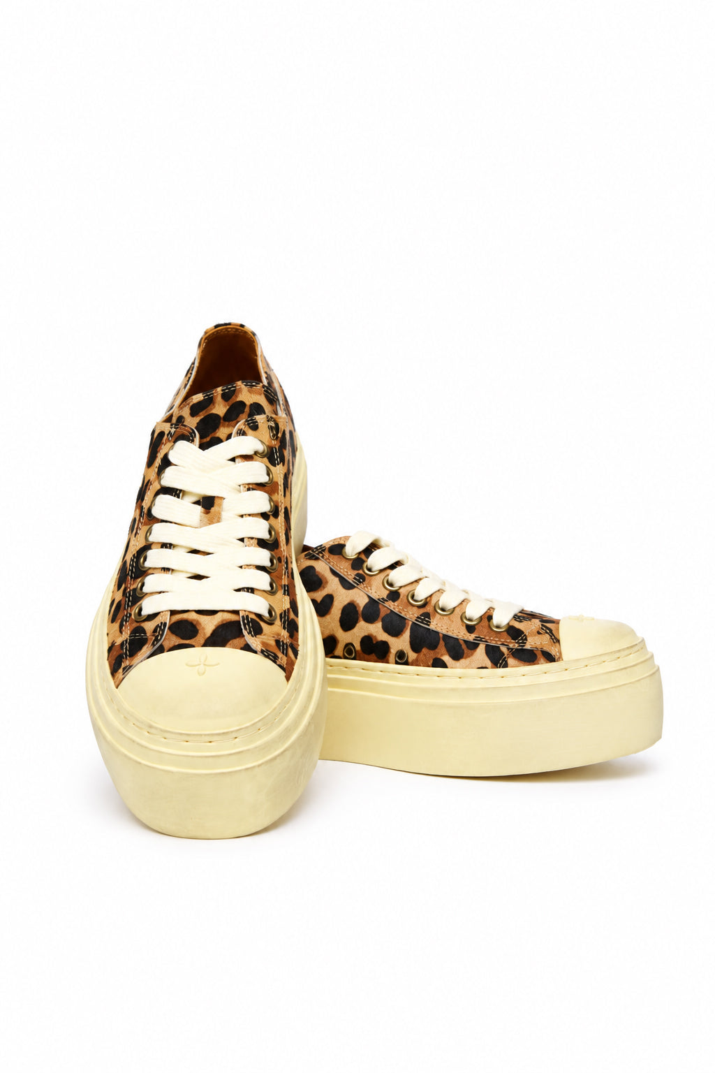 Leopard Print Platform Sneakers