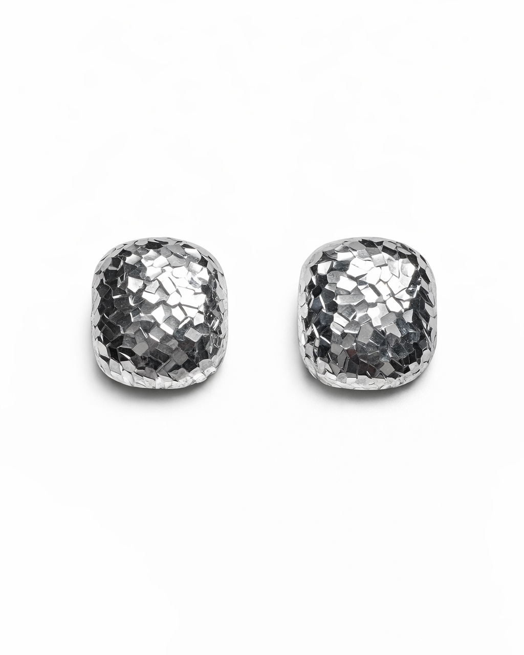 Hammered Dome Stud Earrings