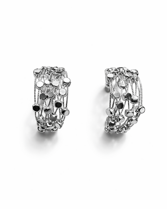 Layered Chain Hoop Earrings