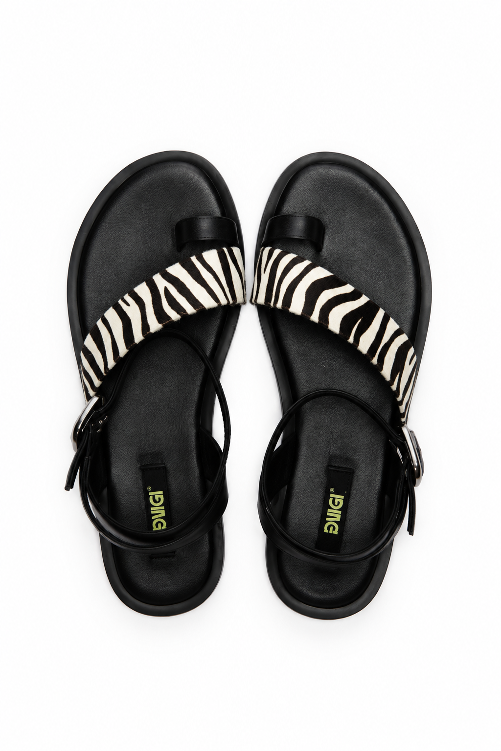 Zebra Strap Sandals