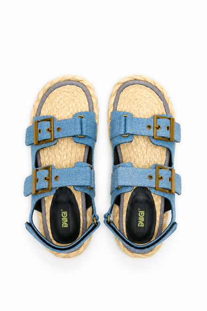 Blue Denim Sandals