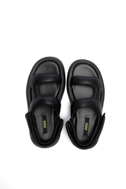 Black Minimal Sandals