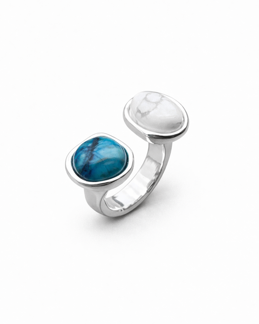 Dual Stone Statement Ring