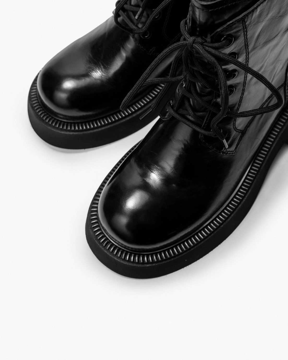 Black Boots Chunky Platform