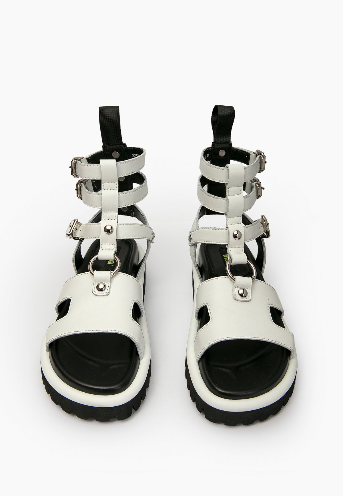 White Chain Sandals