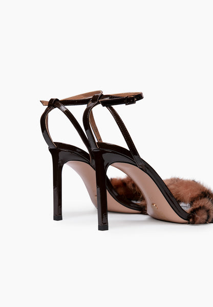Black Fur Heels