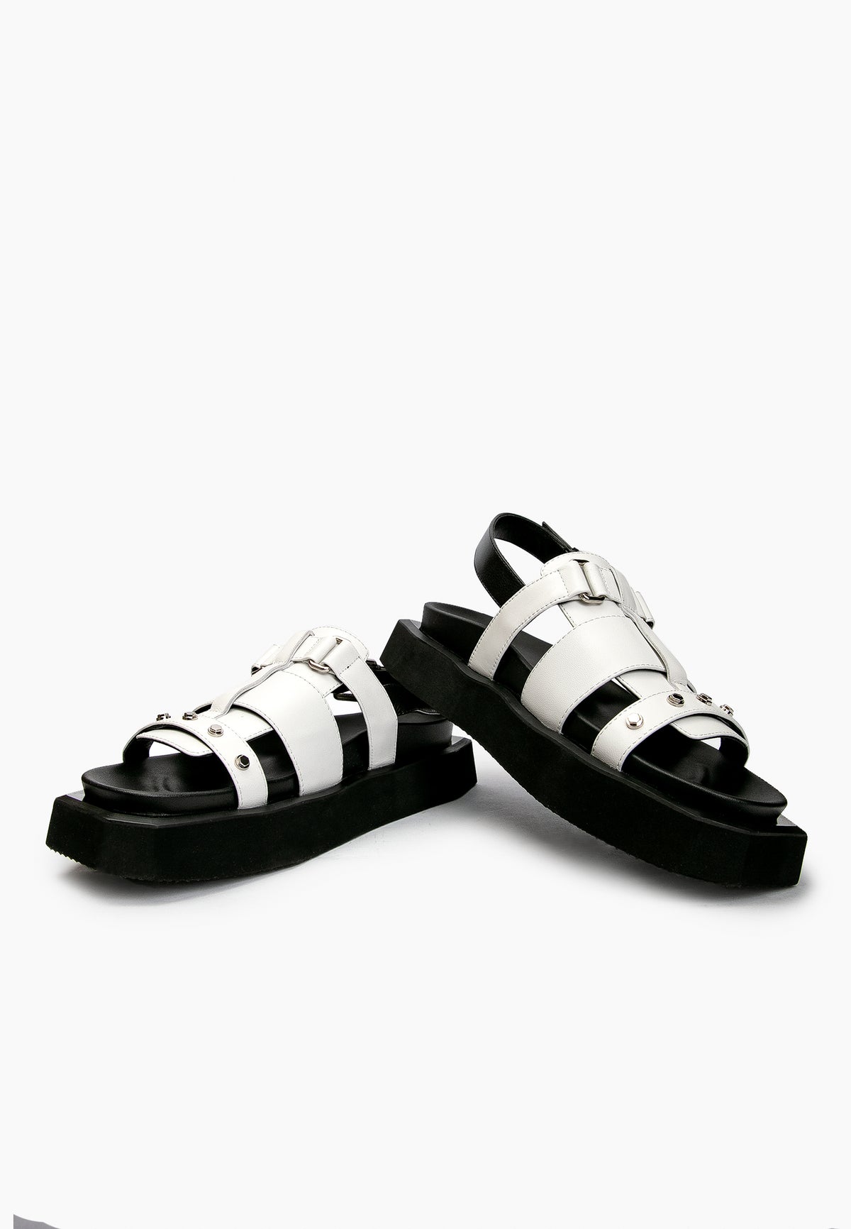 White Strap Sandals