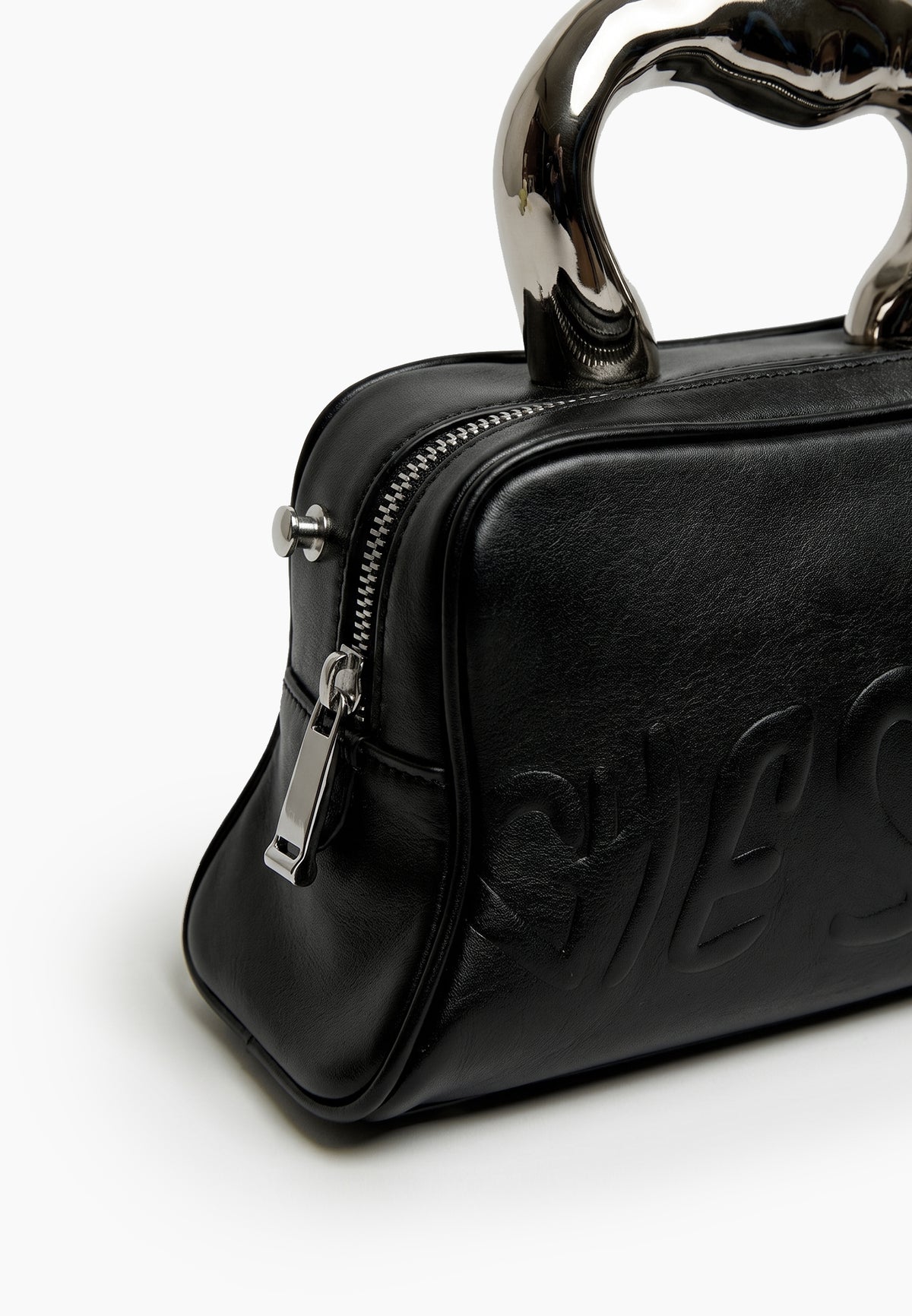 Black Sculptural Mini Bag