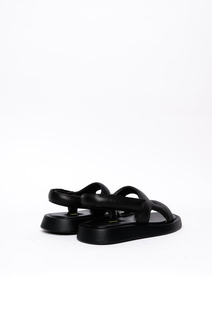 Black Minimal Sandals