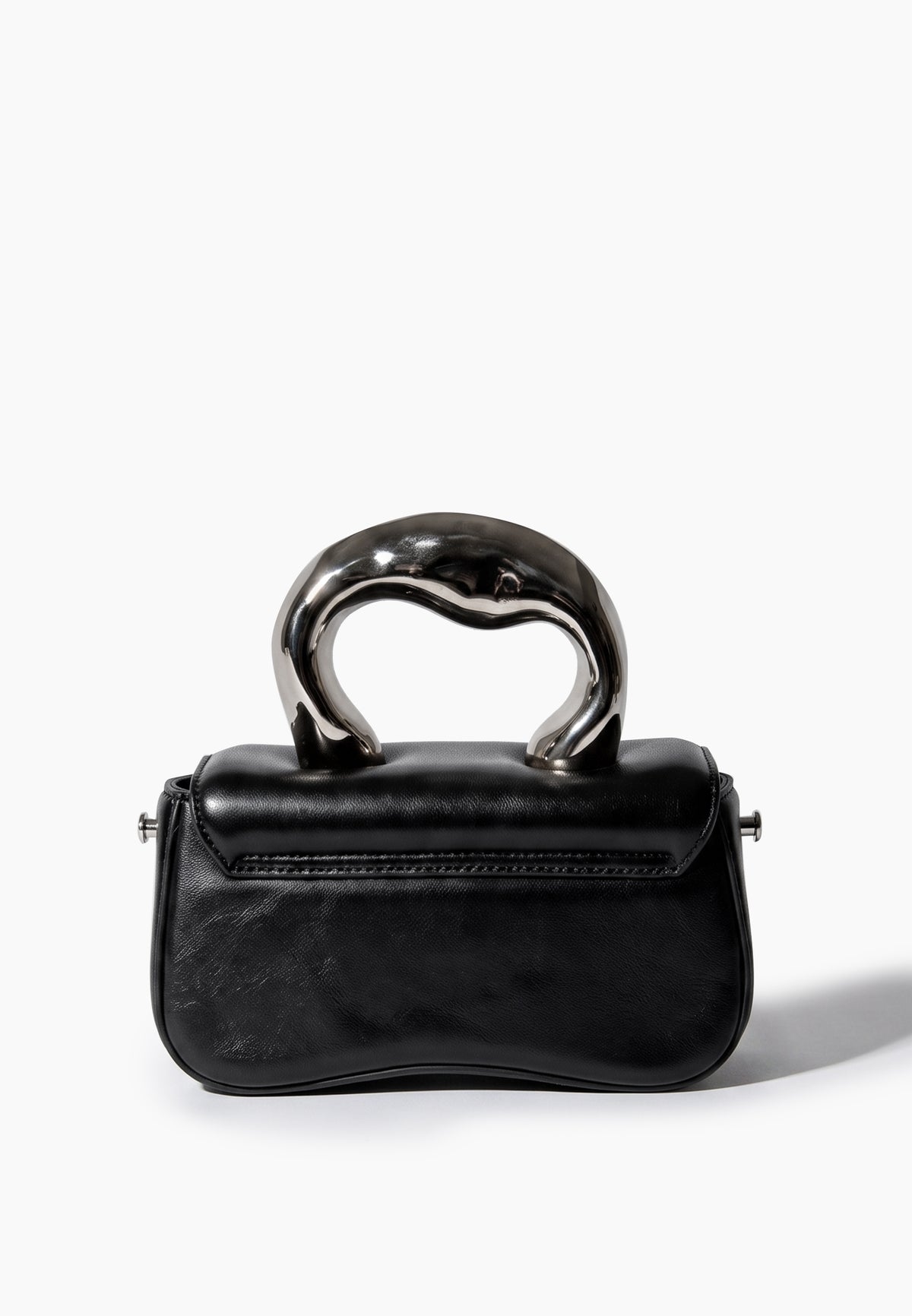 Black Handle Box Bag