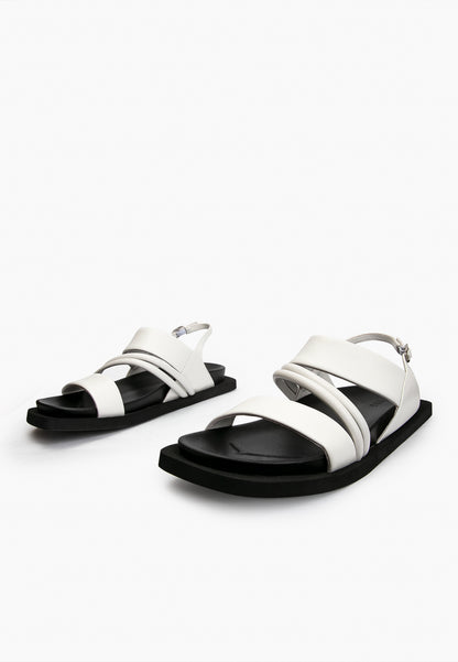 White Minimal Sandals