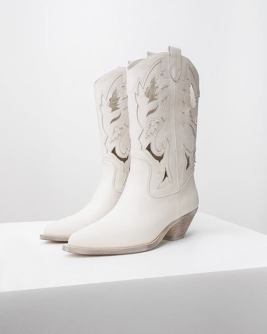 White Cowboy Boots