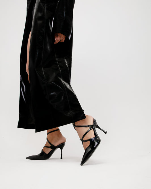 Black Patent Heels