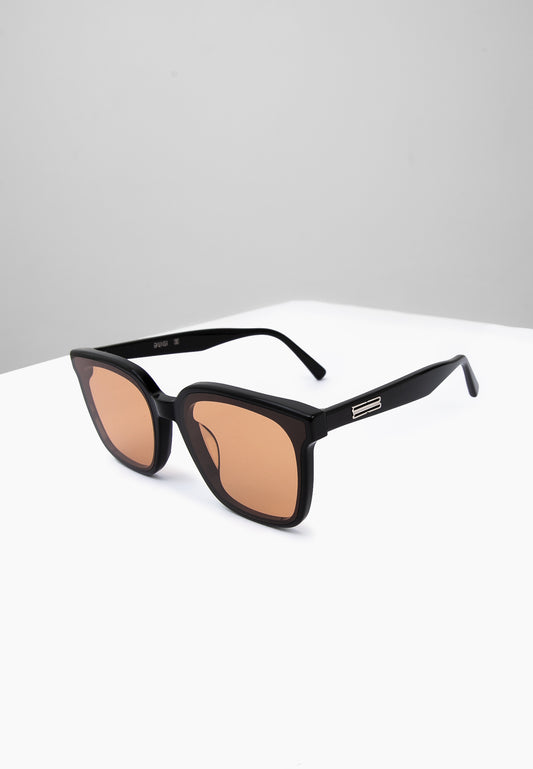 Black Caramel-Lens Sunglasses