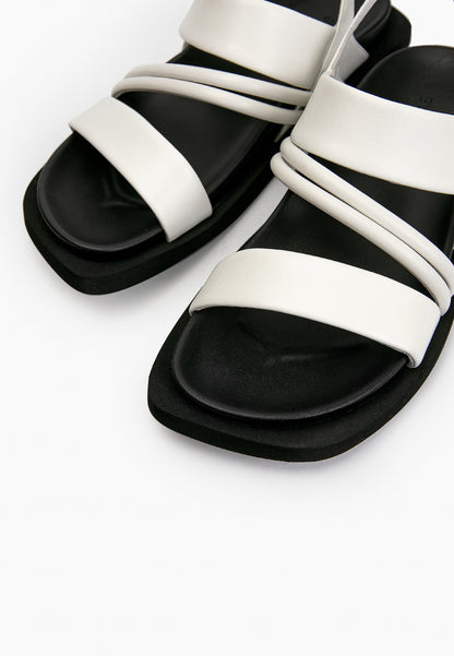 White Minimal Sandals