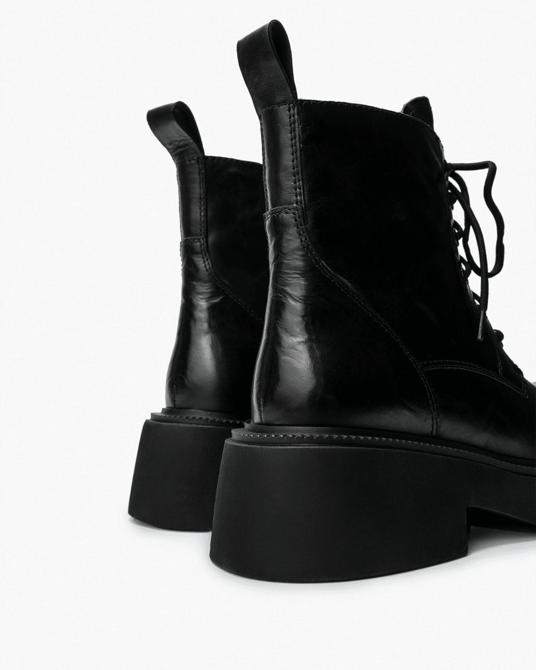 Black Boots Chunky Platform