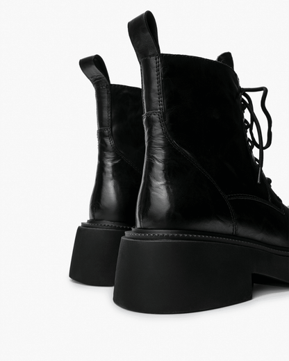 Black Boots Chunky Platform