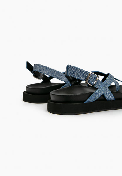 Blue Cross Sandals