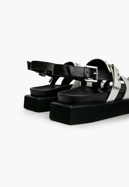 White Strap Sandals