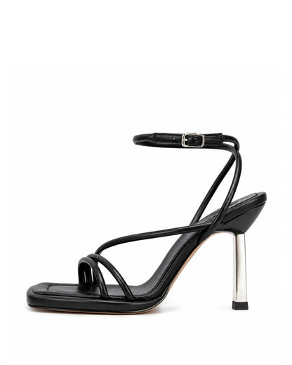 Black Spiral Heels