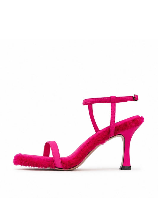 Pink Fur Heels